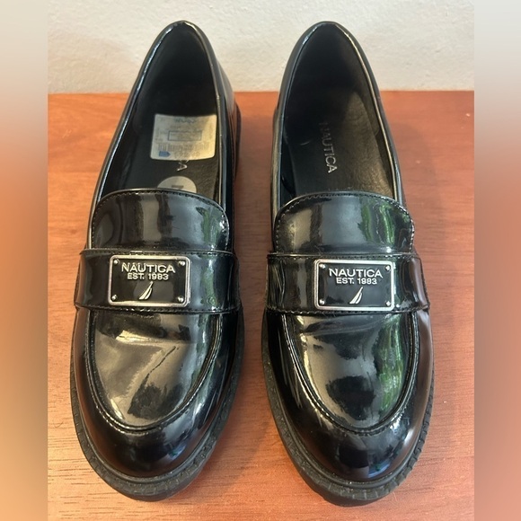 Nautica Patent Leather Chunk Loafer, Size‎ 7 - Picture 1 of 8
